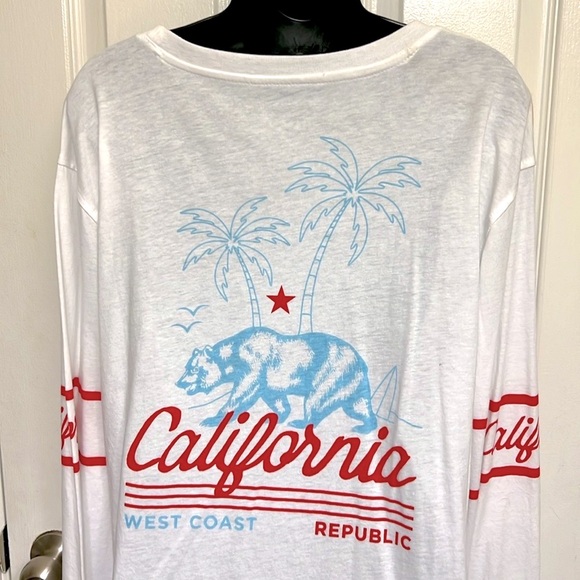 NEW🐻 BROOKLYN CLOTH COTTON CALIFORNIA REPUBLIC WEST COAST BEAR L/S TSHIRT Men XL - Picture 3 of 8